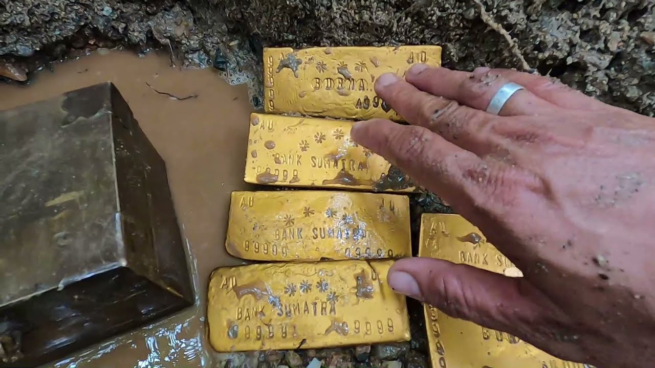 Người đàn ông trúng vàng sau khi phát hiện 9.999 thỏi vàng bị bỏ hoang từ Thế chiến II