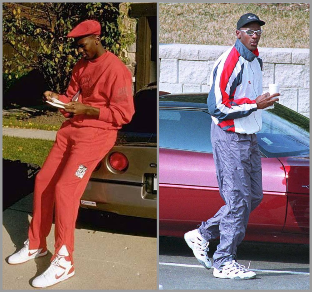 Michael Jordan's sporty style